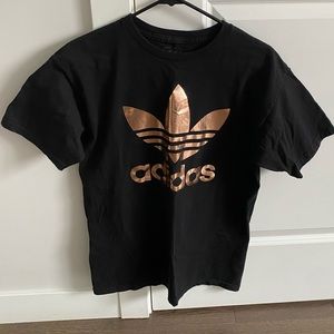 ADIDAS ROSE GOLD GRAPHIC TEE